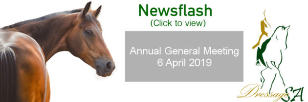 Notice of the Annual General Meeting of Dressage SA