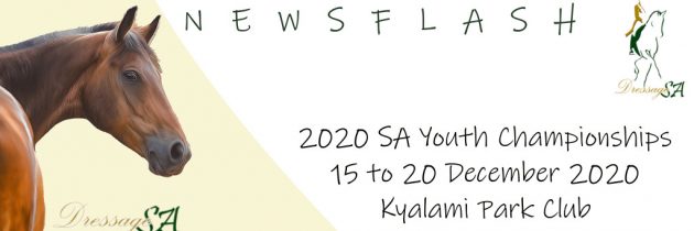 SA Youth Championships: 15 to 20 December 2020