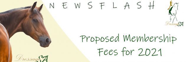 Proposed Membership Fees for 2021