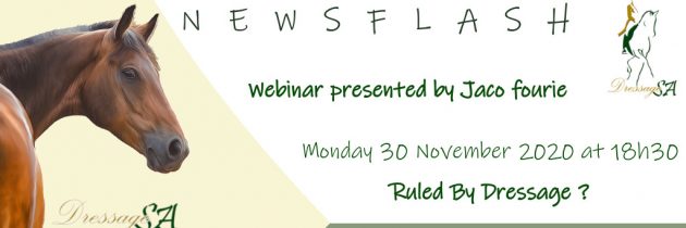 Webinar Presented by Jaco Fourie: 30 November at 18h30