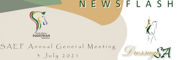 Elective SAEF AGM – 3 July 2021