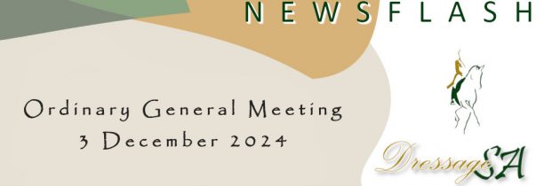 Notice: DSA Ordinary General Meeting (3 December 2024)
