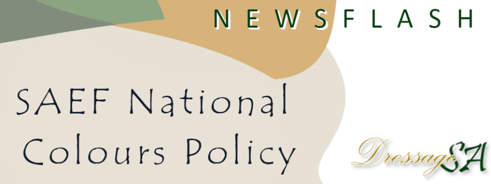 SAEF National and SAEF Colours Policy 2025