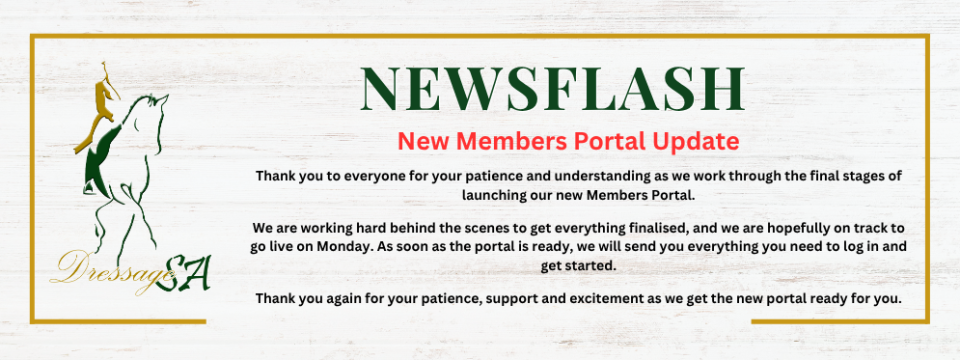 New Members Portal Update